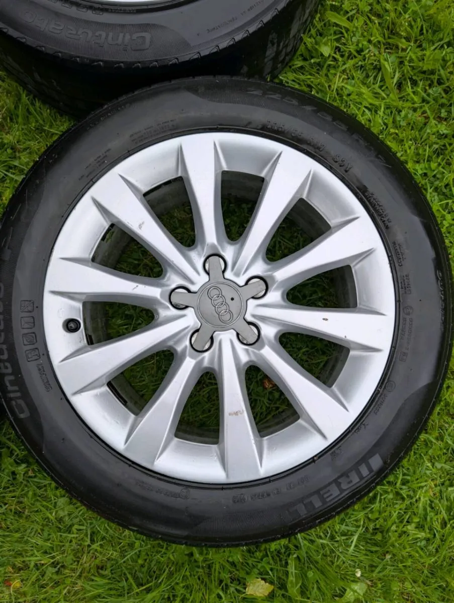 Original Audi 17 inch alloys - Image 1