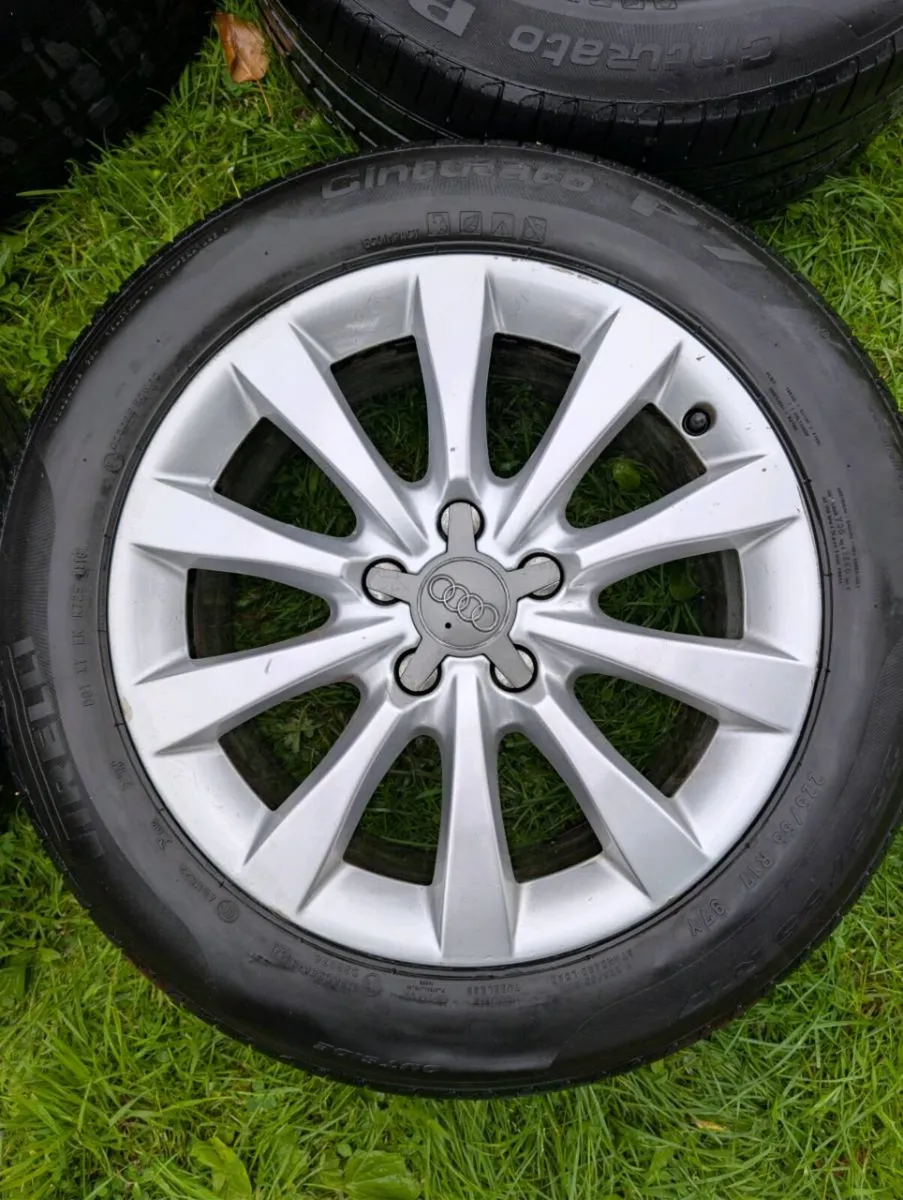Original Audi 17 inch alloys - Image 2