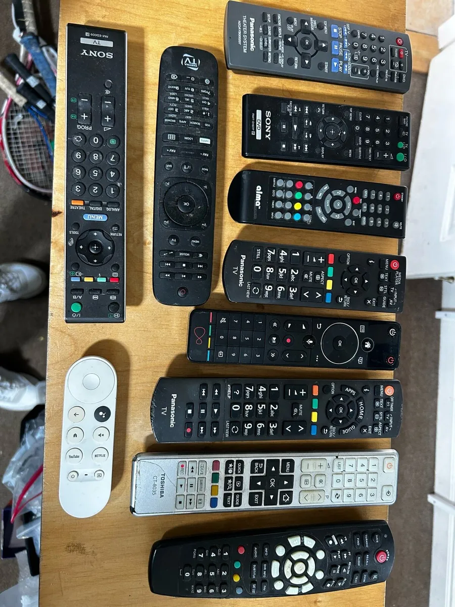 Remote controls Sony Panasonic TOSHIBA ALMA virgin - Image 1
