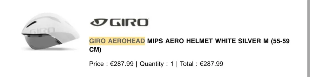 Giro Aerohead TT/Triathlon Helmet - Image 2