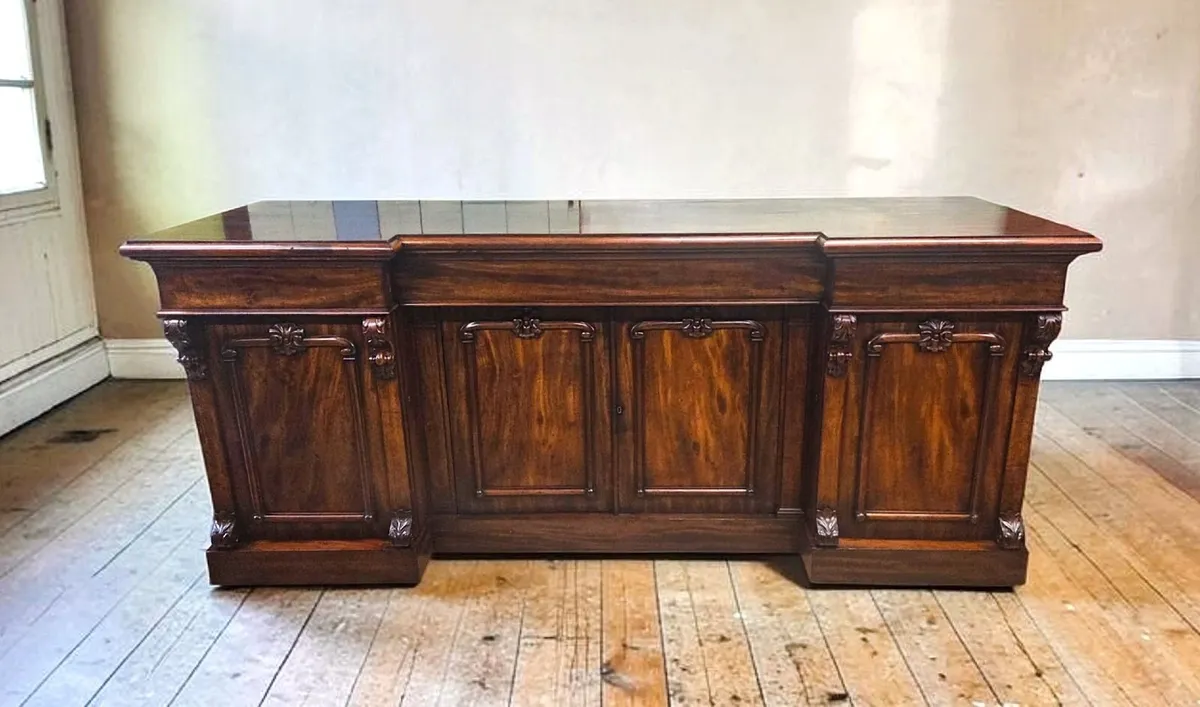 Large 8 ft. Victorian Sideboard- Circa 1860 - Image 2
