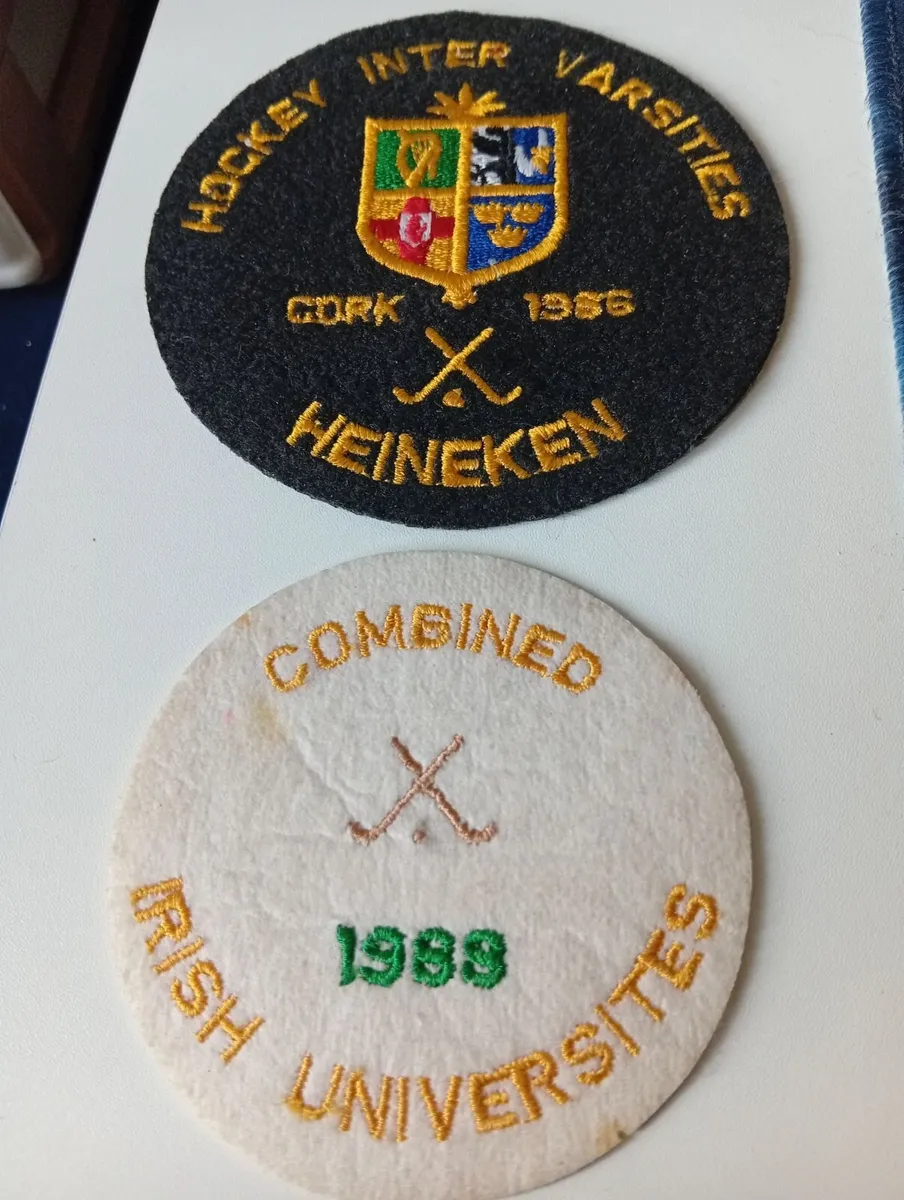 Vintage Sew On Hockey Patches Memorabillia Unused