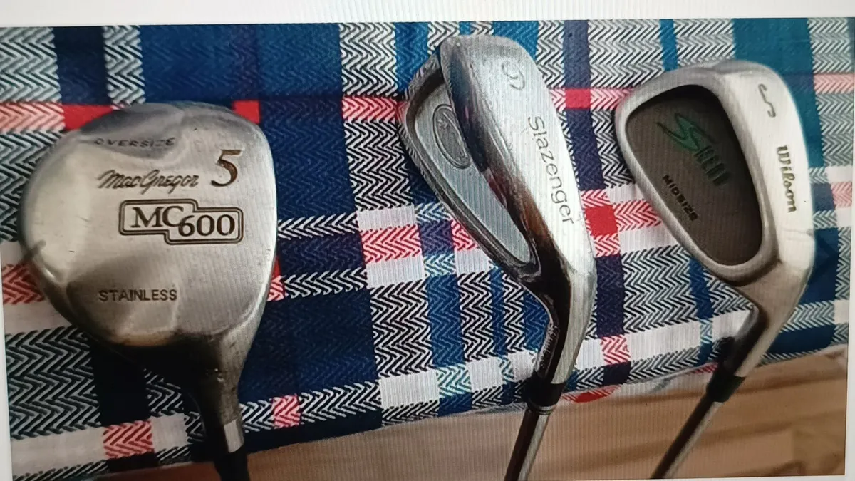 Wood 5, Iron 6, & SW, Golf Set