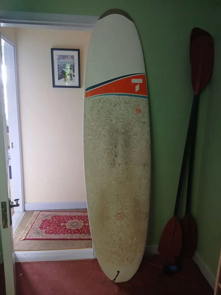 Bic Tahe 7’0″ EGG surfboard including leash & fins - Image 2