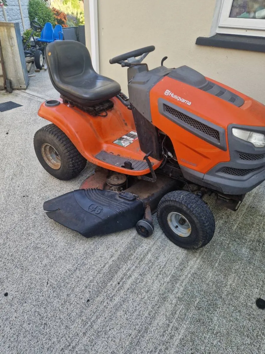 21hp husqvarna ride on - Image 1