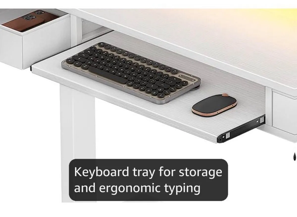Height Adjustable Desk, 120cm Electric Standing De - Image 2