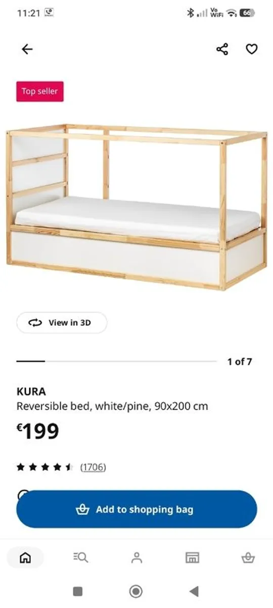 IKEA kids bed - Image 1