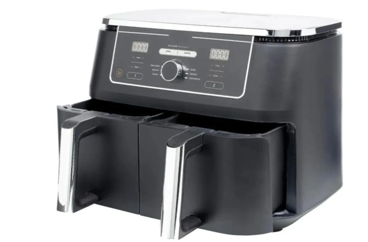 Large Capacity Air Fryer Dual Drawer+Probe - Image 1