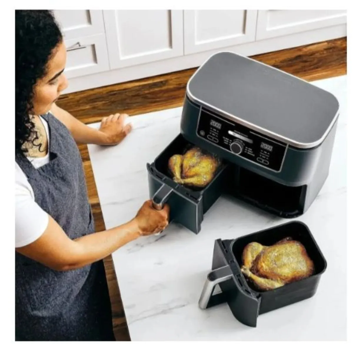Large Capacity Air Fryer Dual Drawer+Probe - Image 3