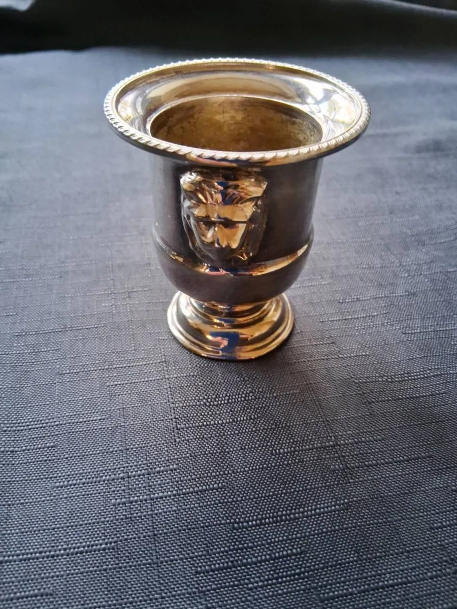 Minature Silver Plated Wine Cooler - Image 2
