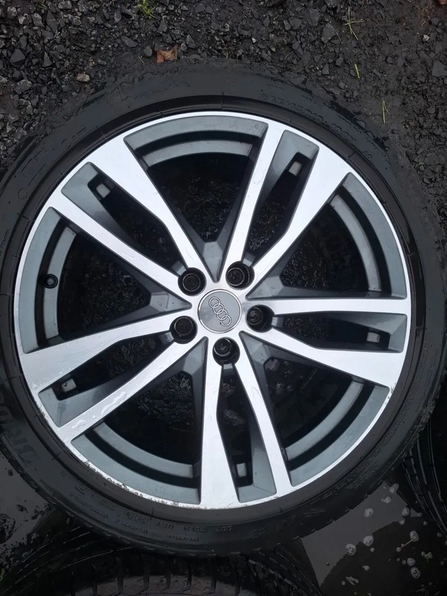 19" Genuine Audi A6 S Line Alloys with tyres - Image 1