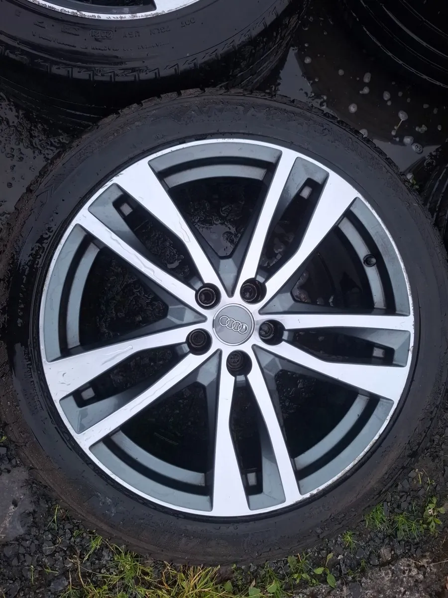 19" Genuine Audi A6 S Line Alloys with tyres - Image 2