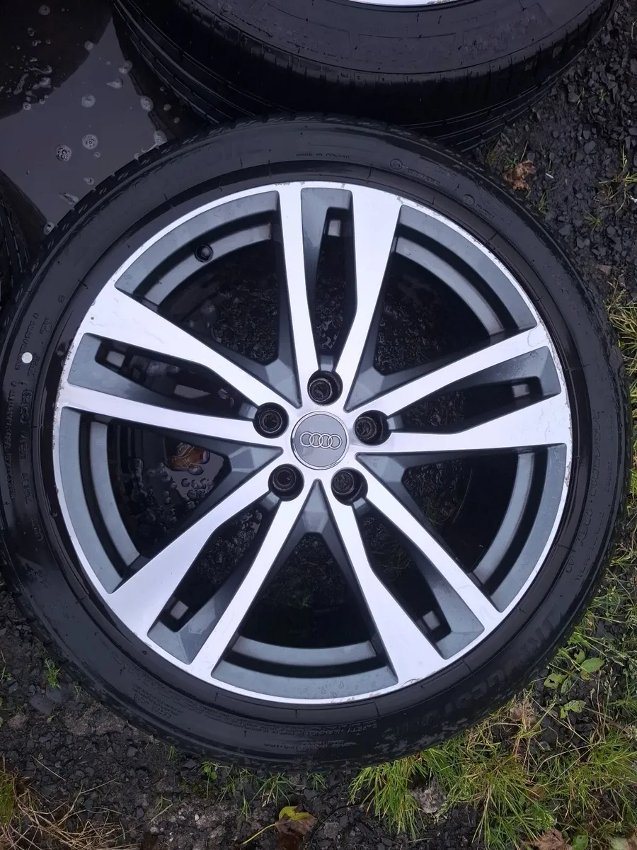 19" Genuine Audi A6 S Line Alloys with tyres - Image 3