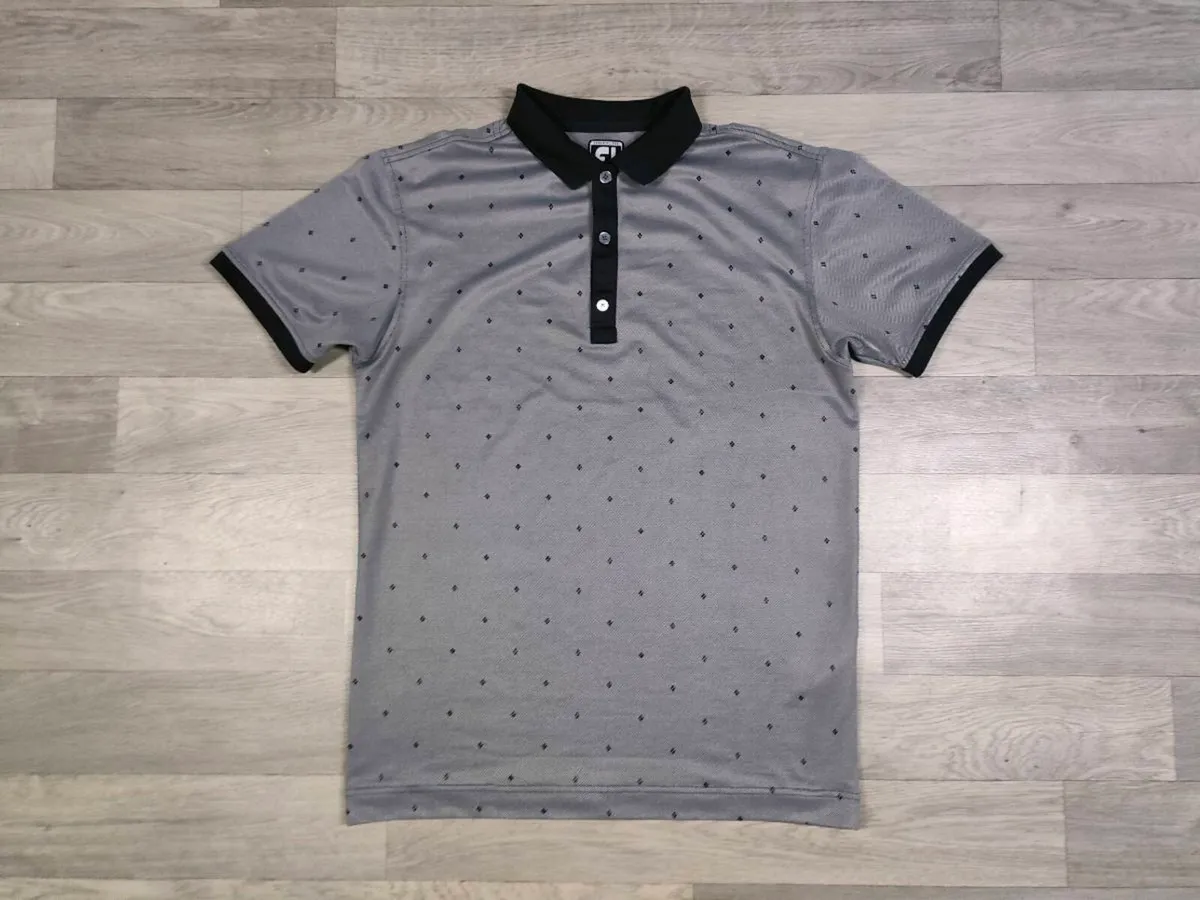 FootJoy FJ Golf Polo Shirt Mens Medium Athletic - Image 1