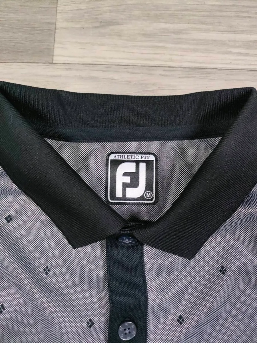 FootJoy FJ Golf Polo Shirt Mens Medium Athletic - Image 3