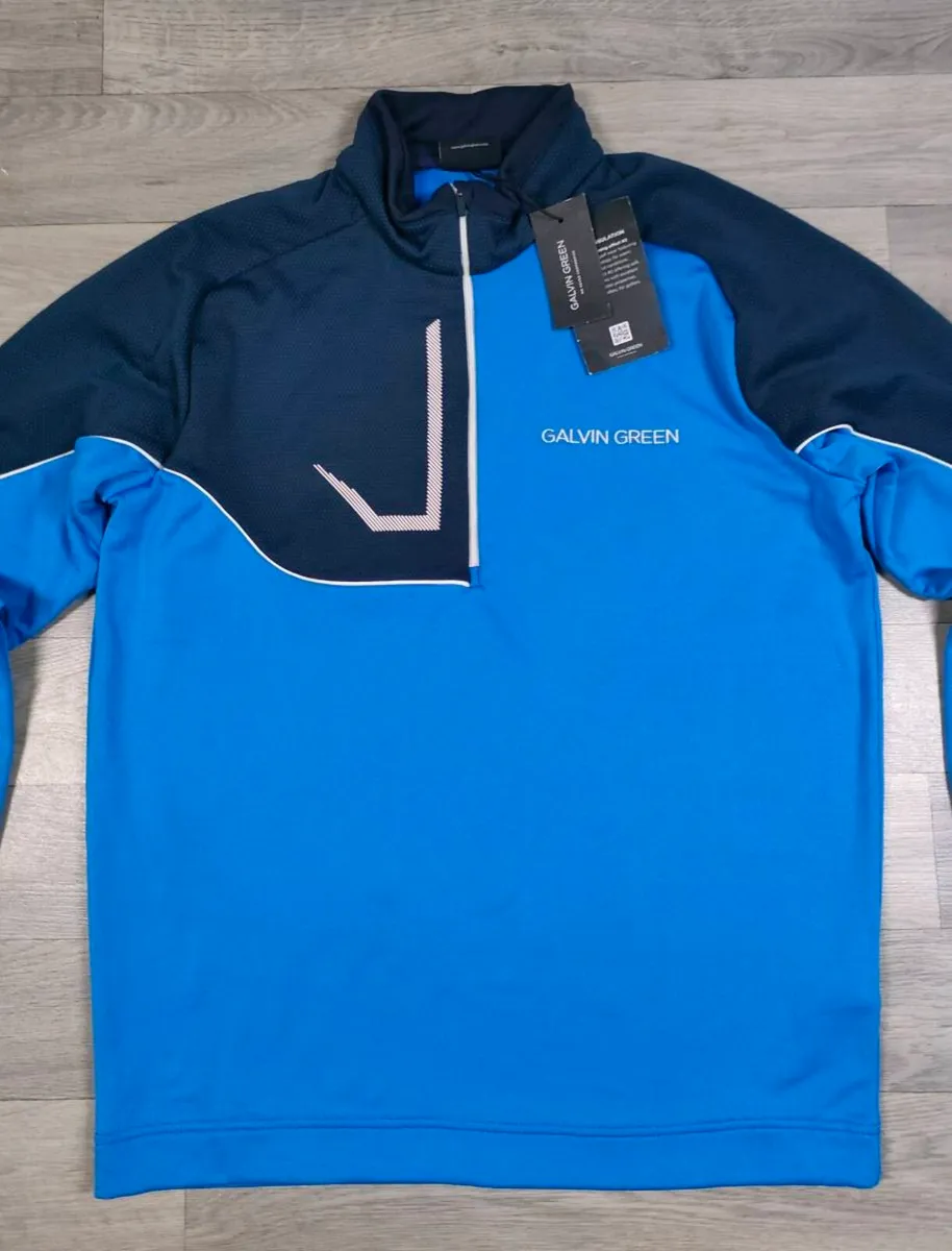 New Galvin Green Insula Half Zip Jumper Mens Large - Image 2