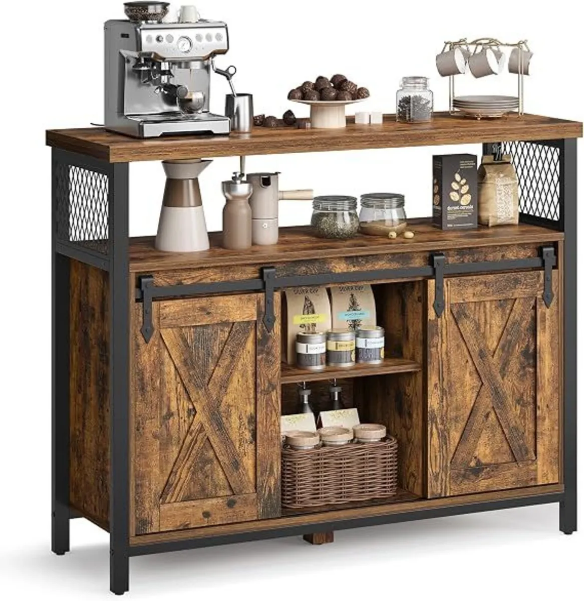 Rustic Farmhouse Sideboard Cabinet - Image 3