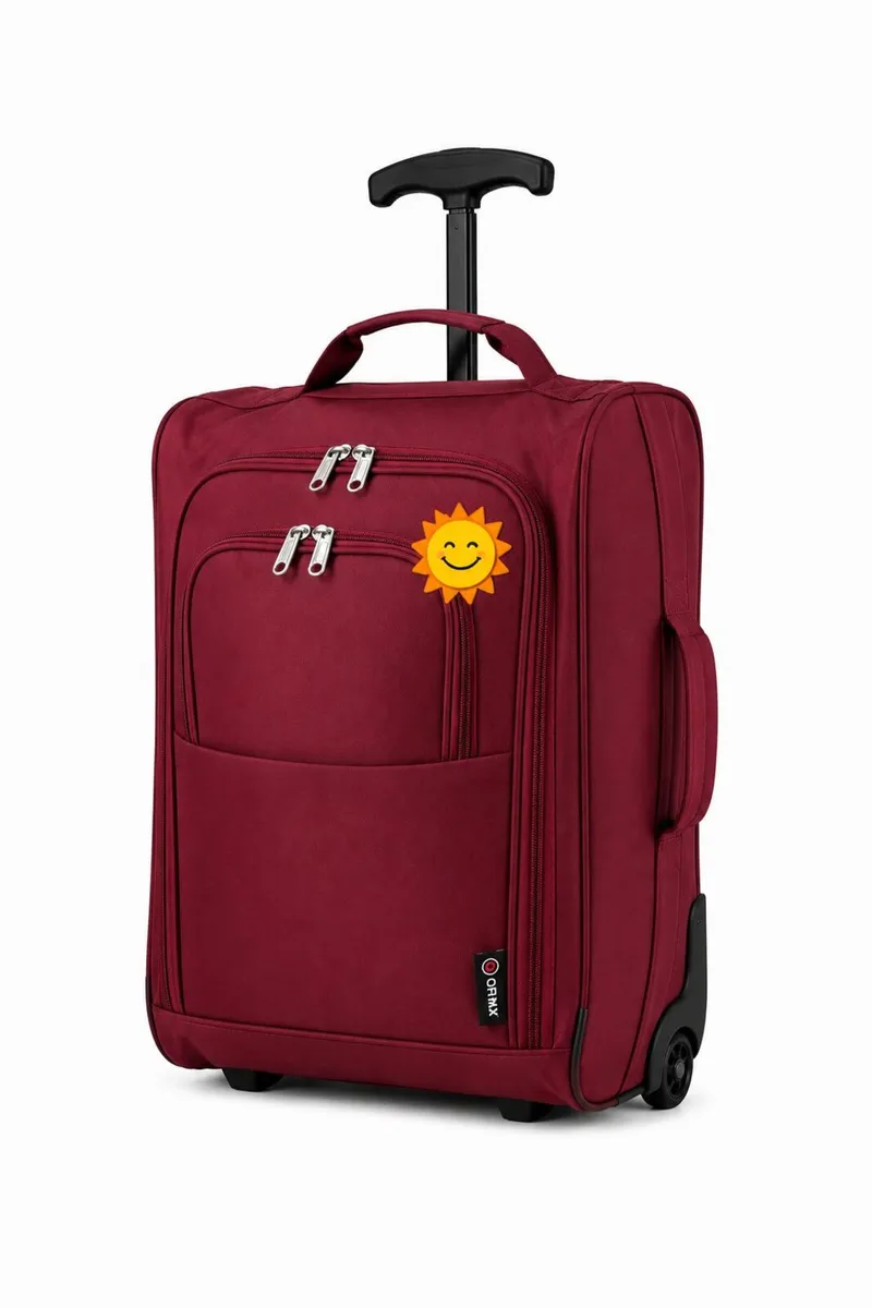 5 Cities Hand Luggage Cabin Bag (55x40x20cm) Navy - Image 4