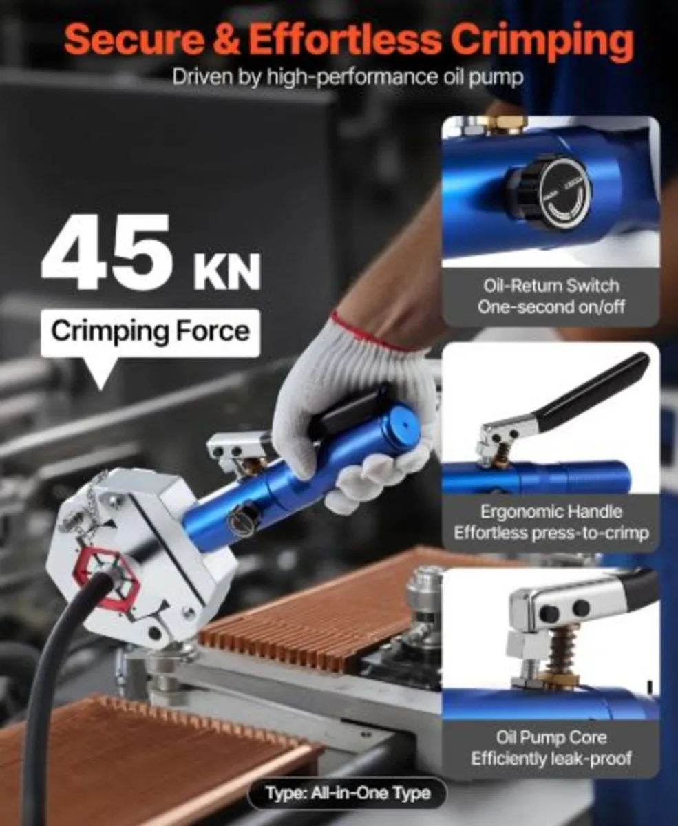 Hydraulic Hose Crimper,Hydra-Krimp AC Hose Crimper - Image 2