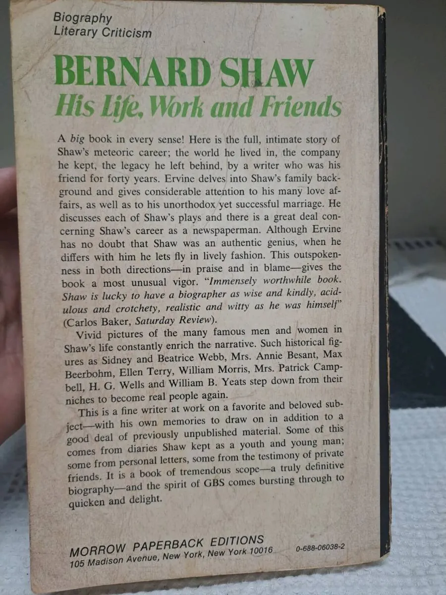 1956 Bernard Shaw: His Life, Work and Friends - Image 2
