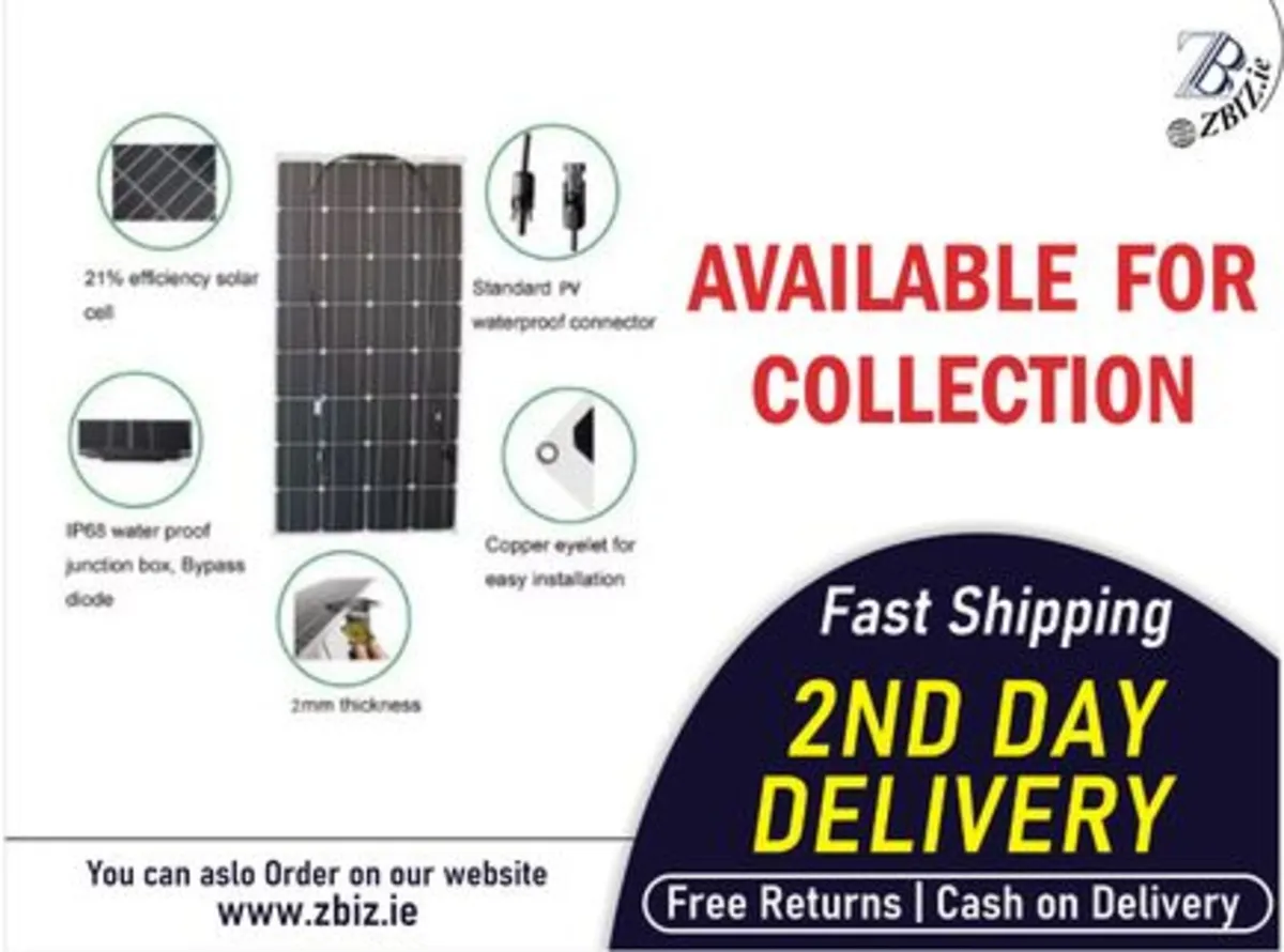 400W Solar Panel Kit 12V – 2×200W Aluminum - Image 1