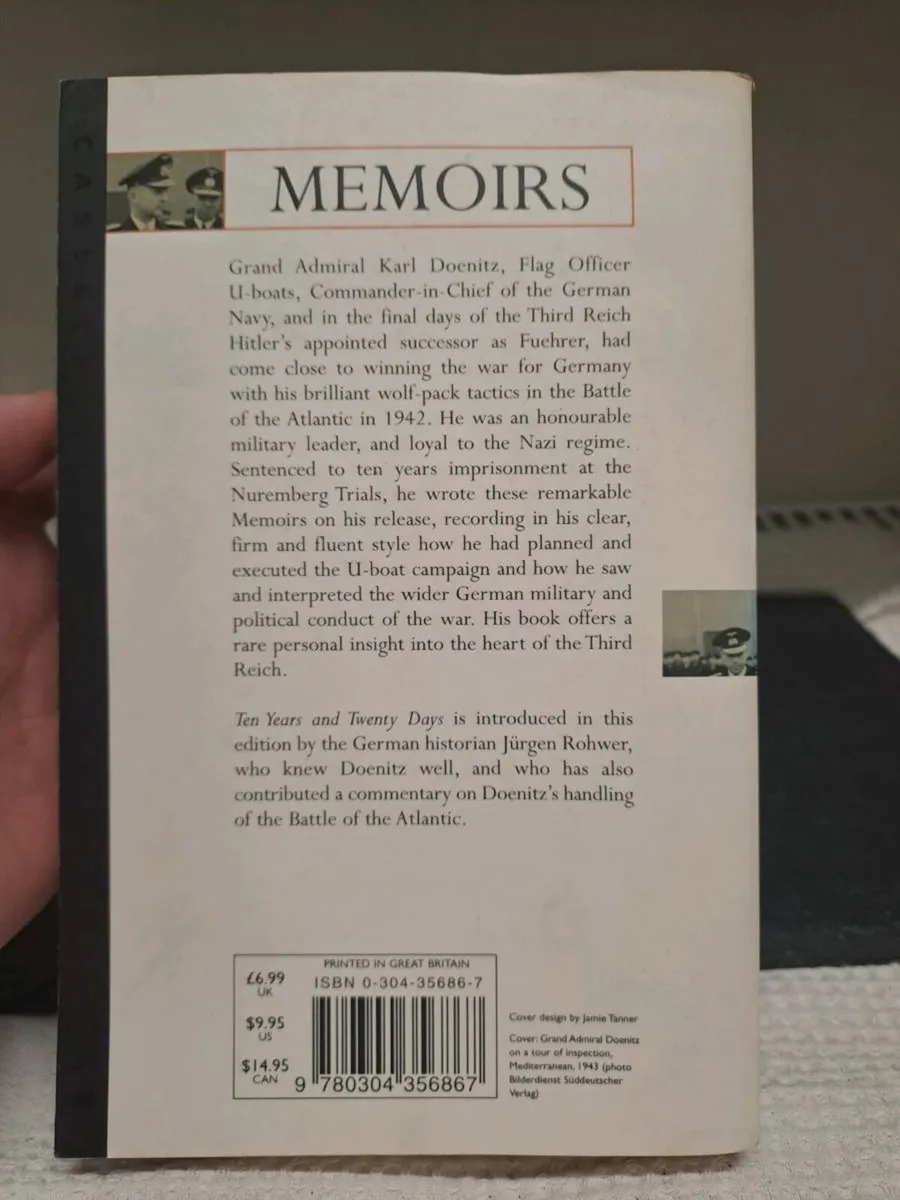 Admiral Karl Doenitz: Memoirs - Image 2