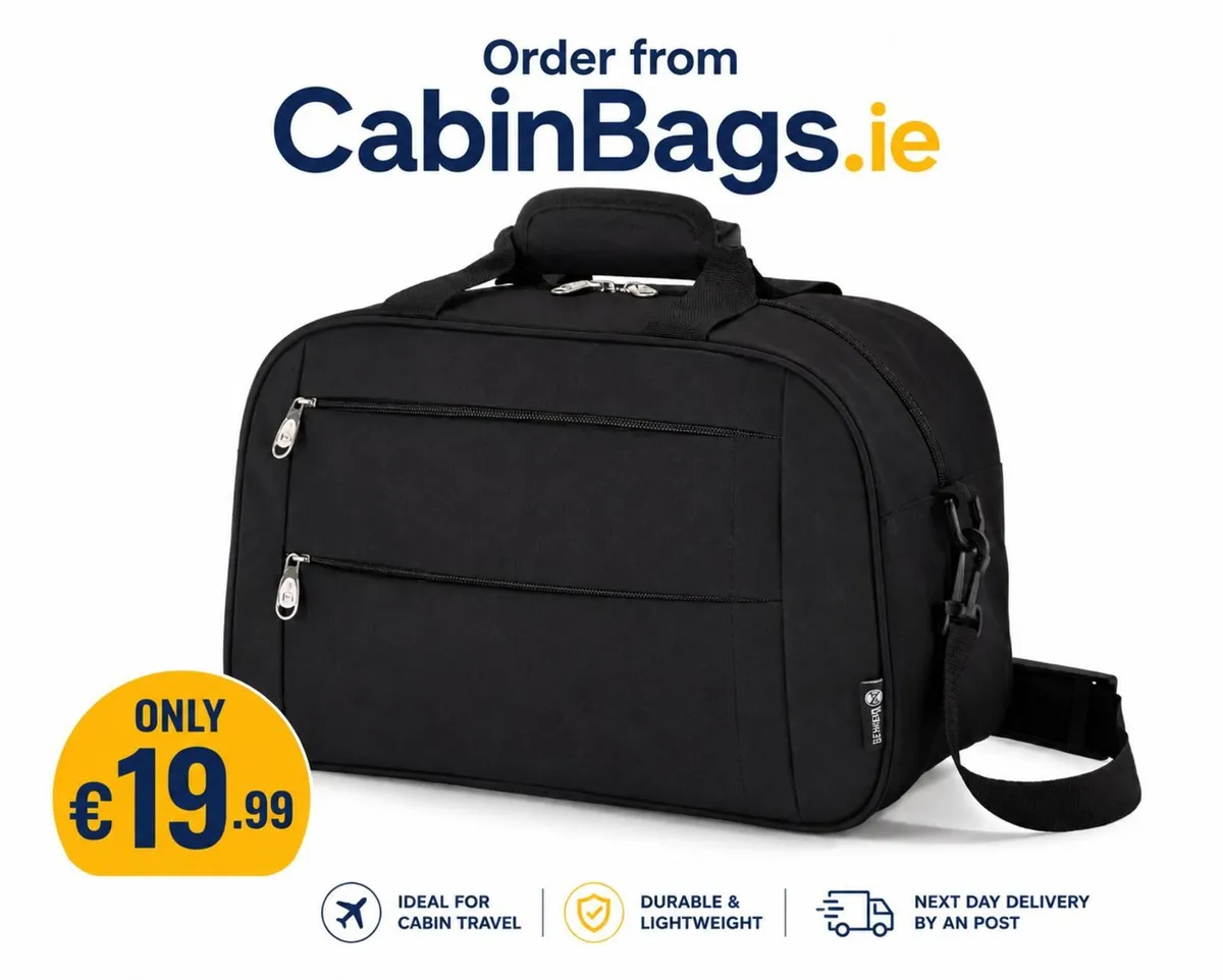 Underseat Cabin Bag – Fits Ryanair, Aer Lingus & B - Image 1