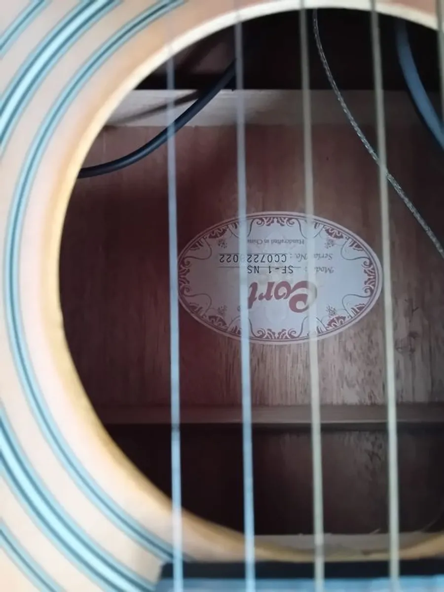 Cort semi-acoustic guitar - Image 1