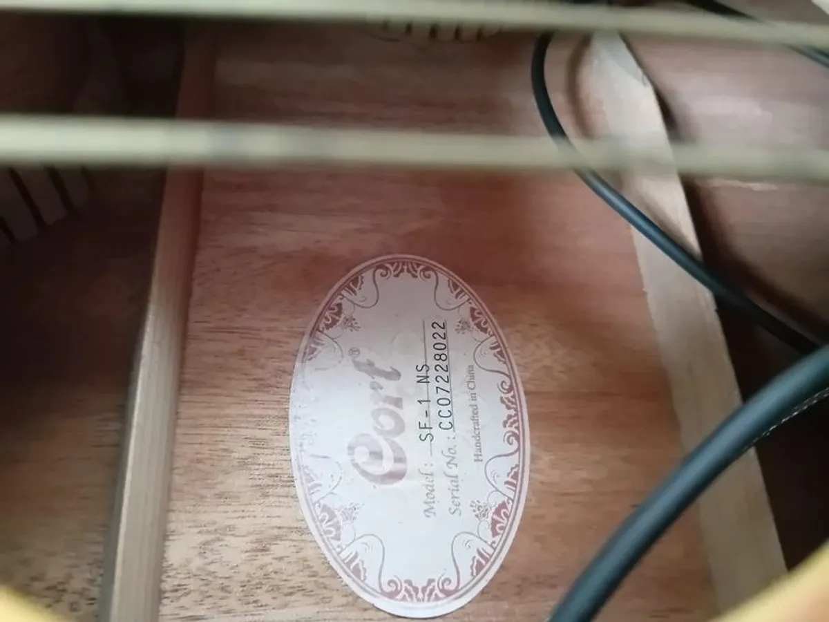 Cort semi-acoustic guitar - Image 2