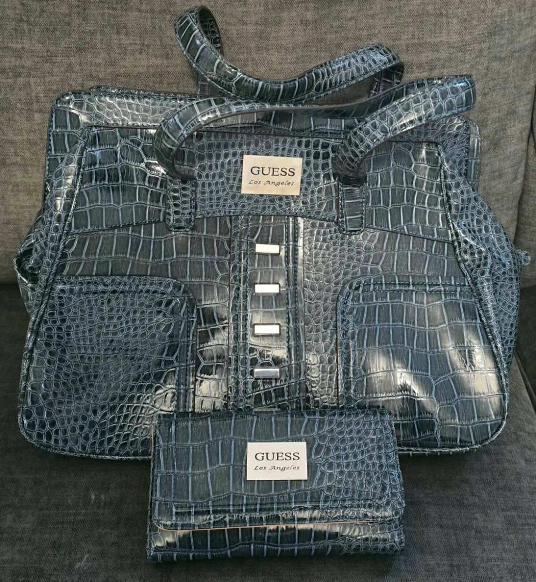 GUESS handbag and wallet - Image 1