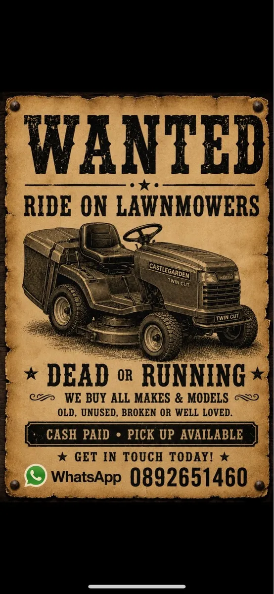 Ride on lawnmowers