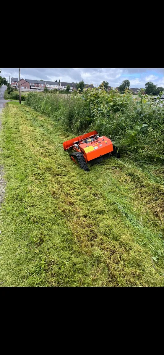 TPM 24 volt radio controlled tracked lawnmower - Image 2