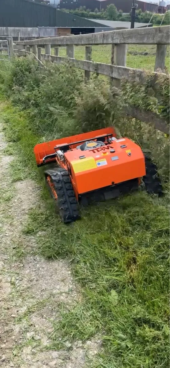 TPM 24 volt radio controlled tracked lawnmower - Image 3