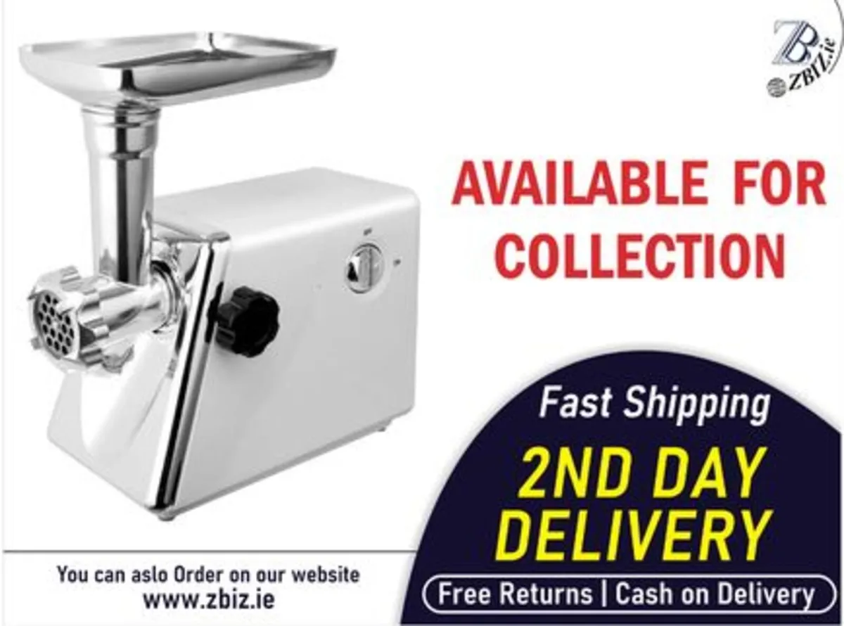 Electric Meat Grinder Sausage Stuffer 2800W – 220V - Image 1