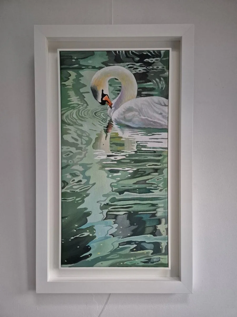 Echos of the Swan - oil painting - Image 2