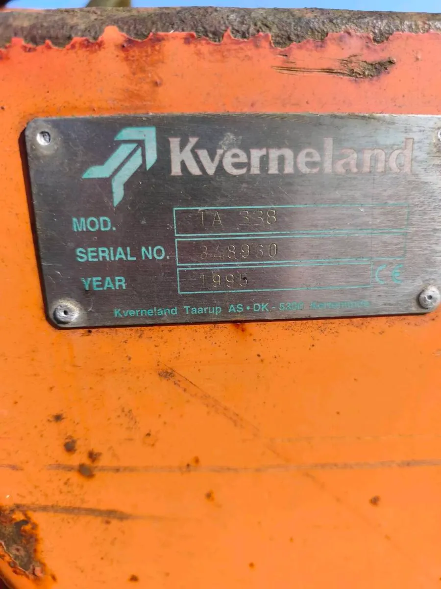 Tarrup, Kverneland 338 for breaking - Image 3