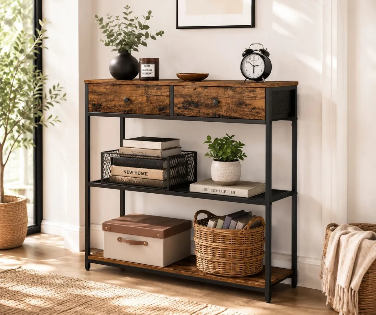 Console table Rustic Brown - Image 2