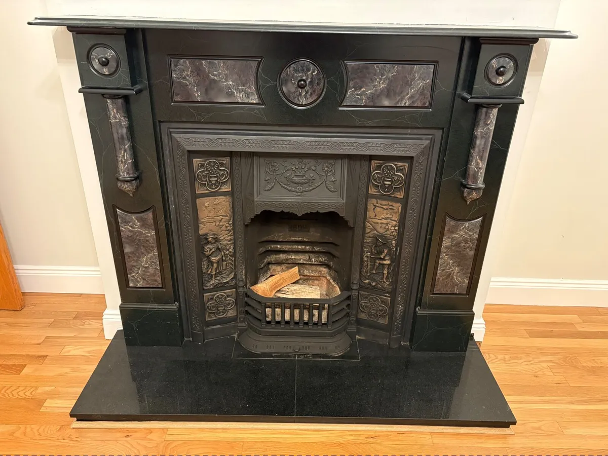 Marble fireplace - Image 2