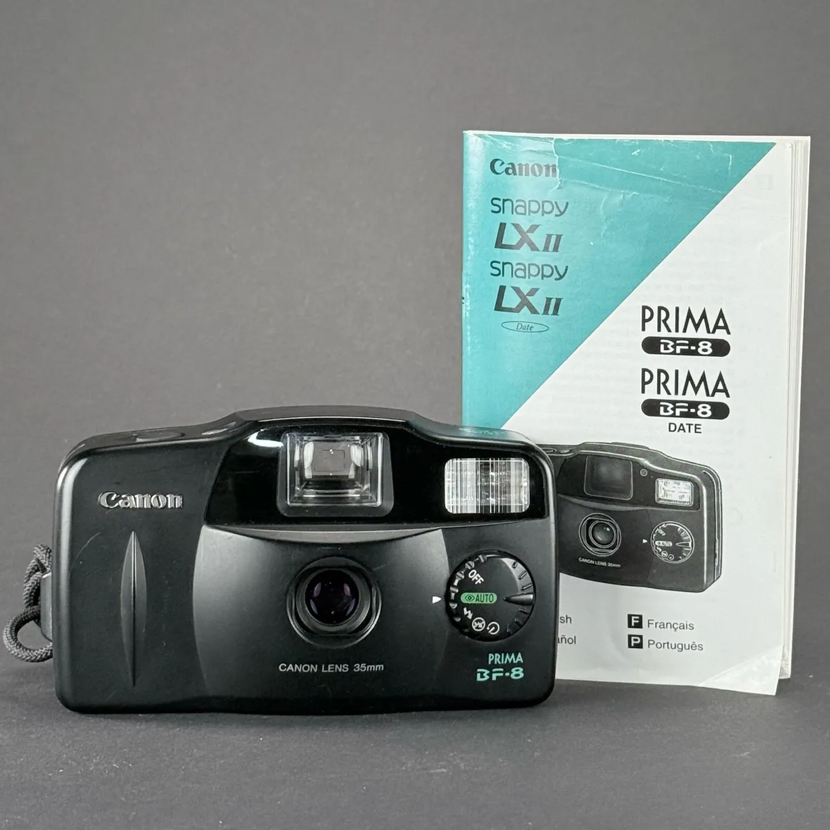 Canon Prima BF-8 35mm Point and Shoot Film Camera - Image 1