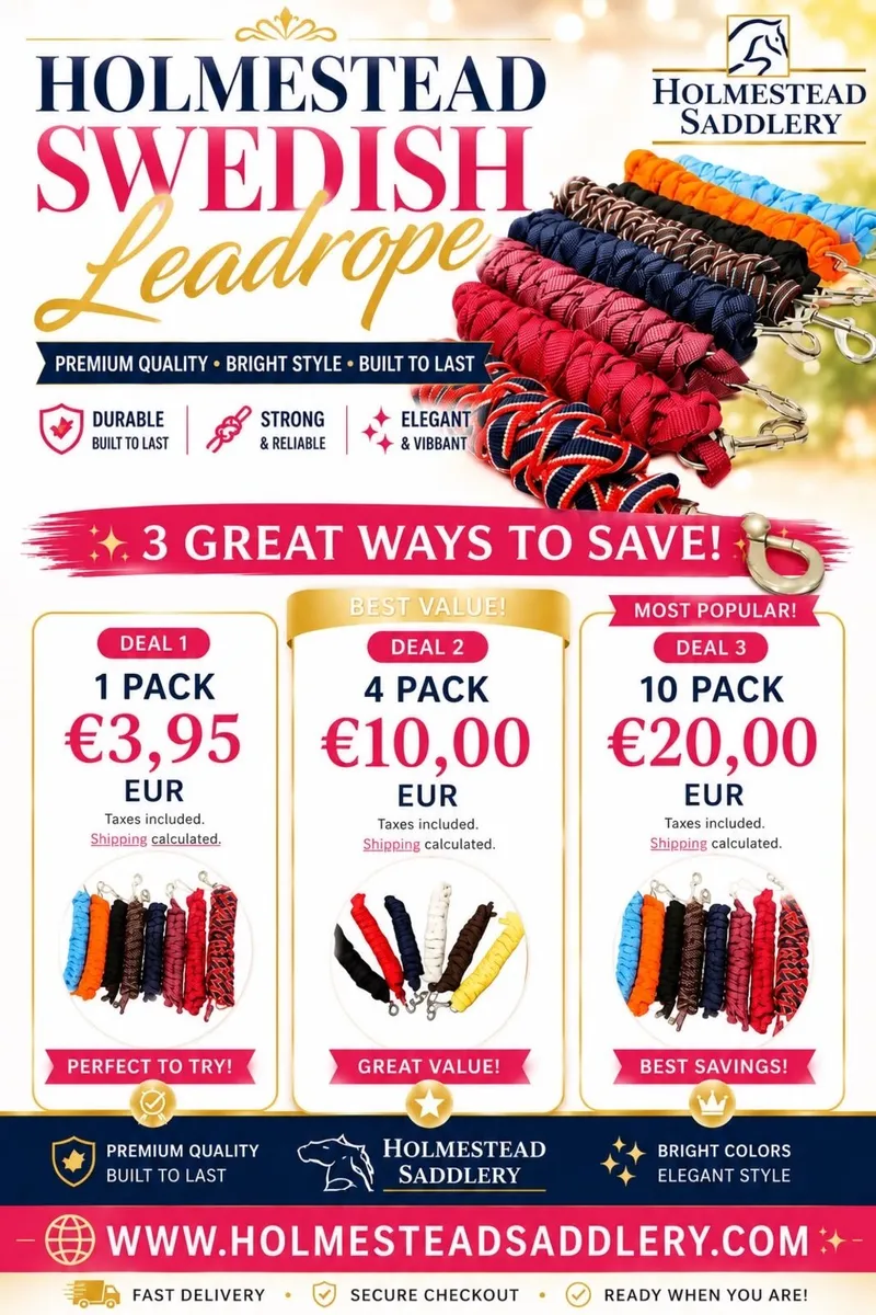 10 SWEDISH LEADROPES €20. at Holmestead