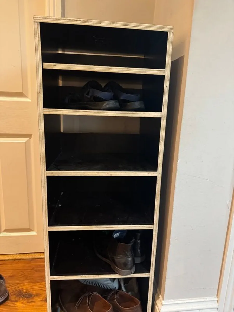 Double Bed with Mattres,Lamp table & 2 Shoes Racks - Image 4