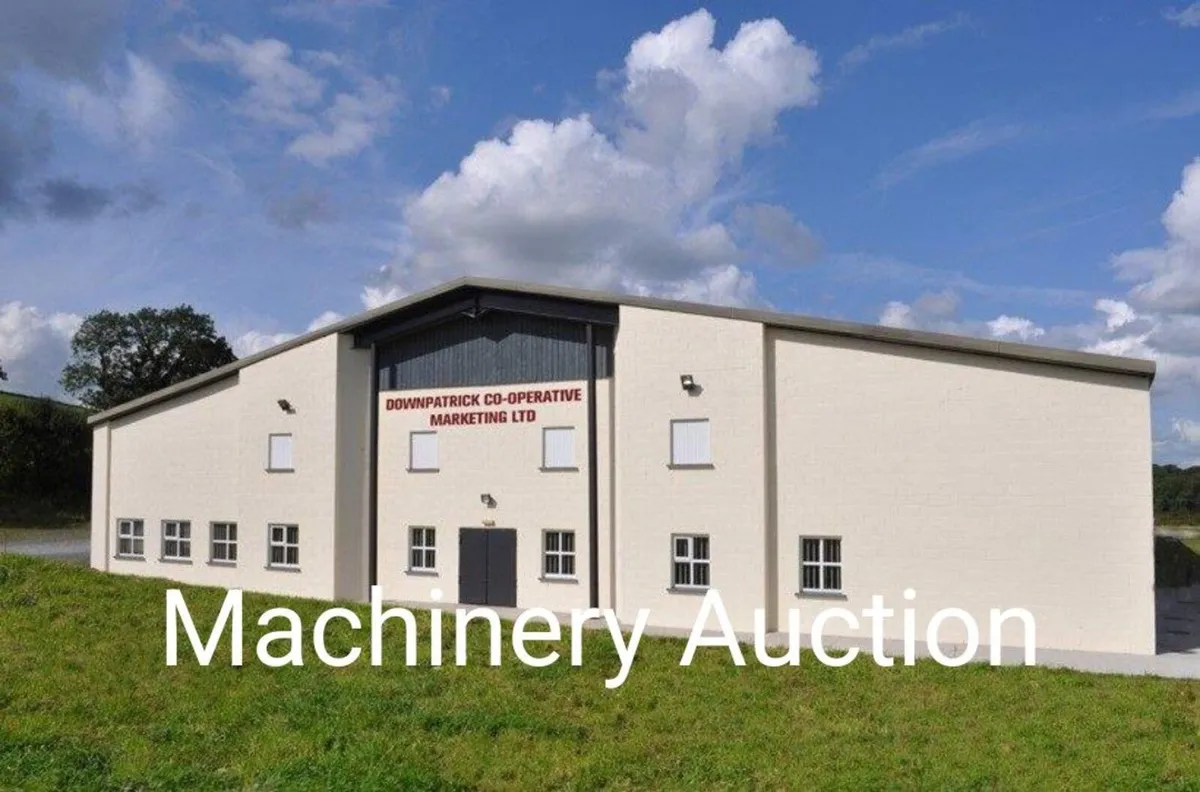 Machinery Auction (Live) Sat 12th Sept at 1.30 pm