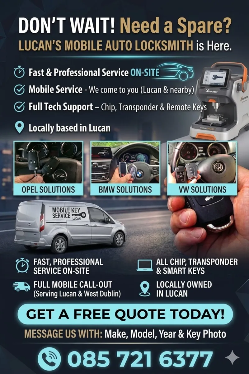 Mobile Auto Locksmith | Car Key Cutting & Programm - Image 1