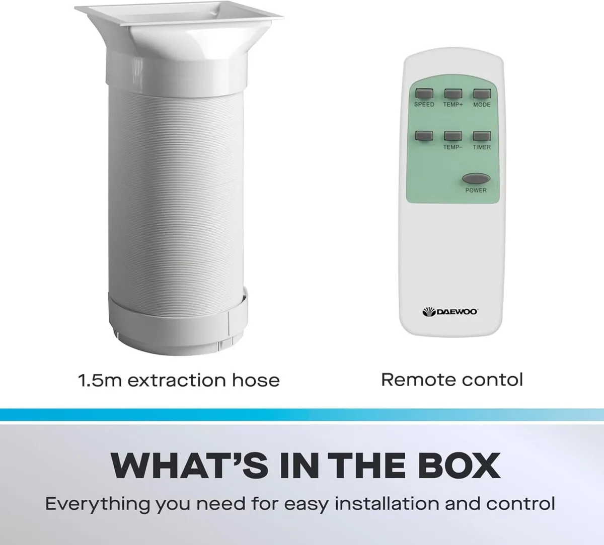 Daewoo 5000 BTU Portable 3-in-1 Air Conditioning - Image 3