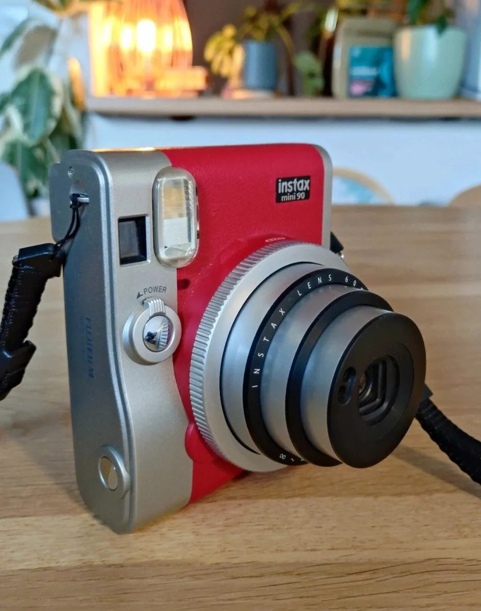 Fujifilm Rare Red Instax Mini 90 Instant Camera - Image 1