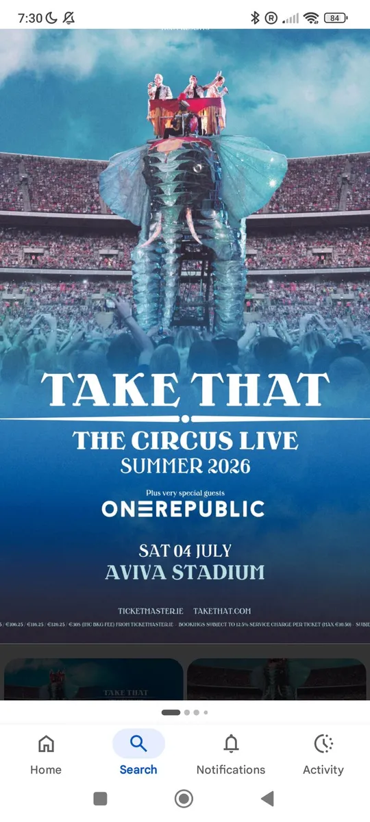 Take That tickets