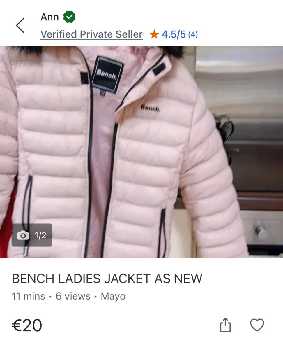 BENCH LADIES JACKET AS NEW - Image 1