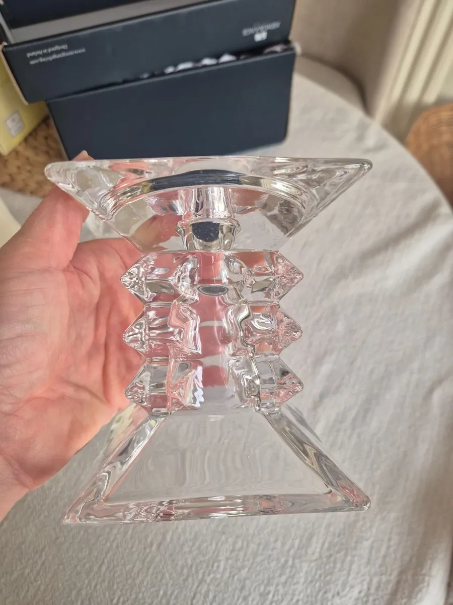 Newgrange Crystal Candle Holder and Candle - Image 3