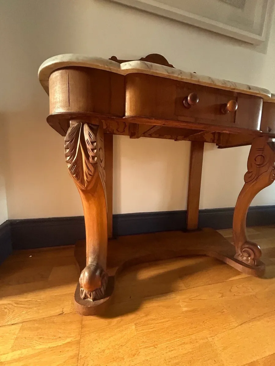 Marble topped washstand - Image 2