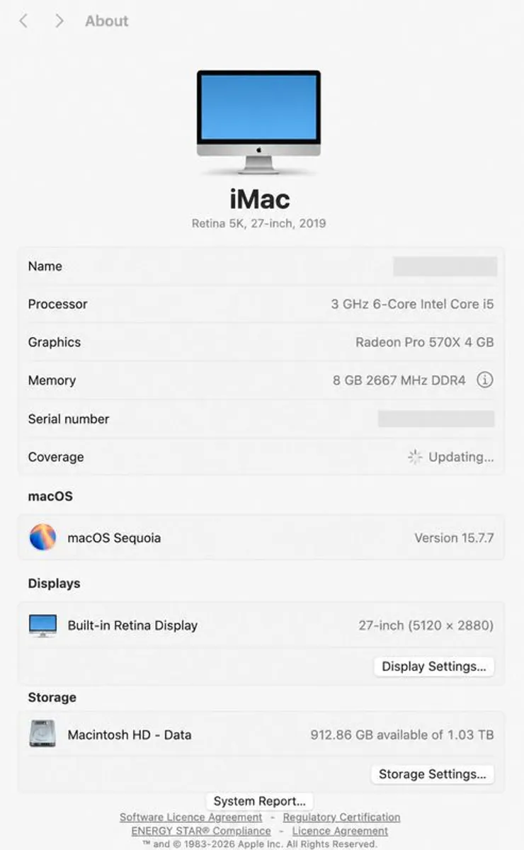 Apple iMac 27" Retina 5K (2019) | 6-Core i5 | 8GB | 1TB SSD + Magic Keyboard - Image 4